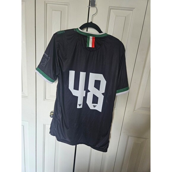 Diaza Inter Detroit soccer jersey M black green #48 - Picture 7 of 7